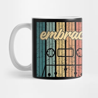 embrace cassette retro vintage Mug